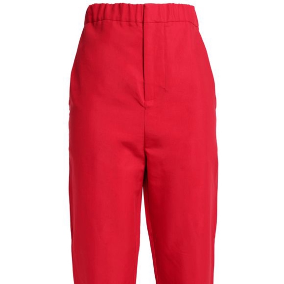BOGO50% MARNI Cropped Woven Tappered Pantalone - Picture 3 of 8